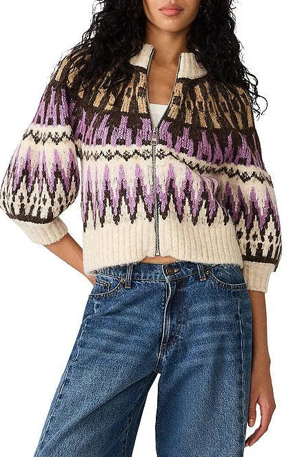 woman in sweater and jeans