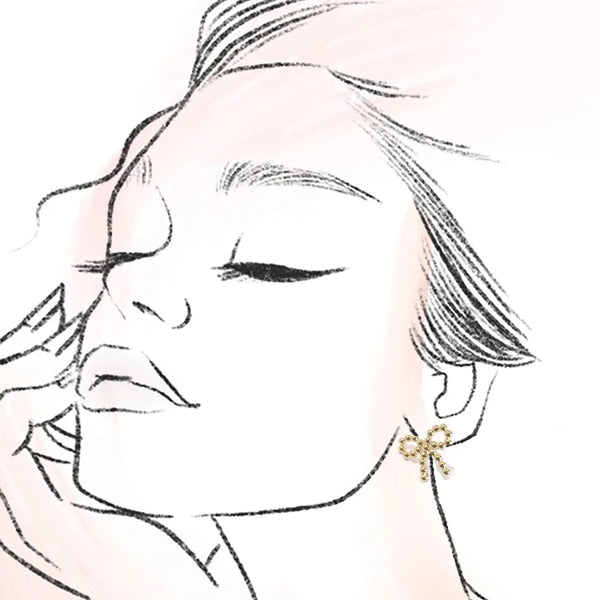 Bow Stud Earrings