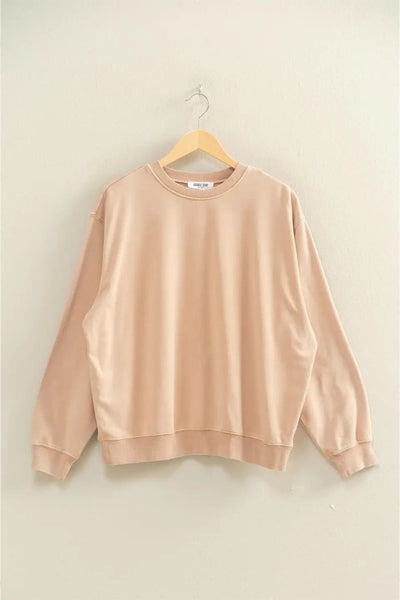 Oversized Mineral Washed Sweatshirt