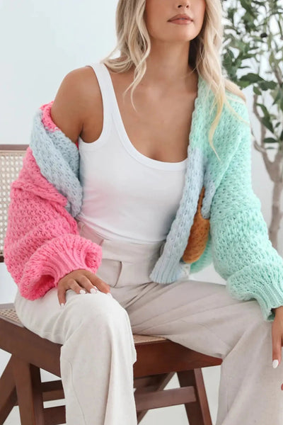 Colorblock Cardi
