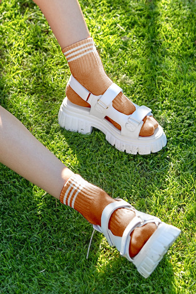 Striped Ankle Detail Casual Socks