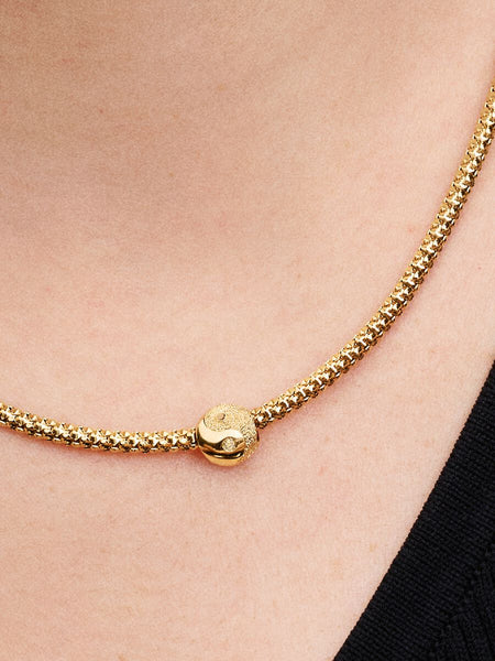 Pandora Textured Yin and Yang Mini Charm