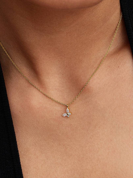 Pandora Butterfly Pendant Necklace