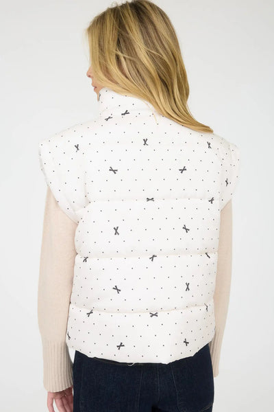 Bow Puffer Vest