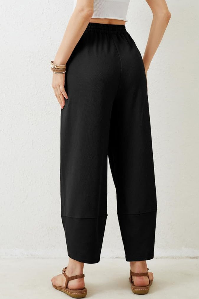 Wide Leg Capri Pants