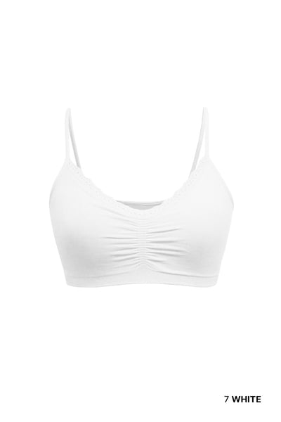 V Neck Lace Bralette