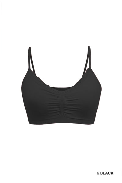 V Neck Lace Bralette