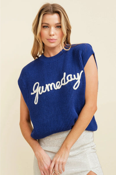 Gameday Sleeveless Sweater
