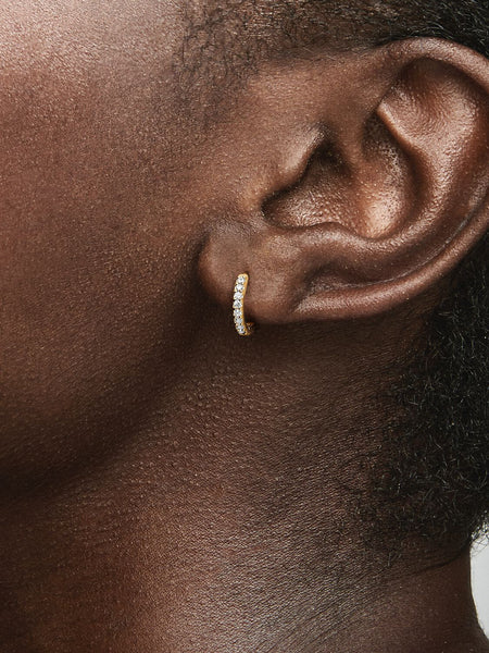 Pandora Sparkling Huggie Hoop Earrings