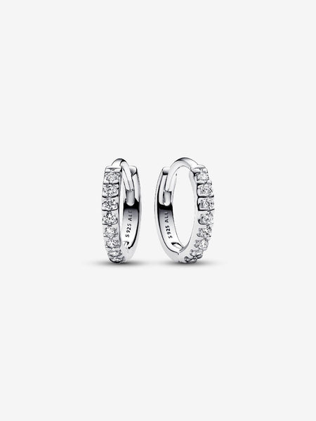 Pandora Sparkling Huggie Hoop Earrings
