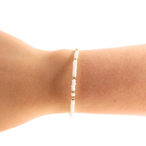 White Sprinkle Bracelet