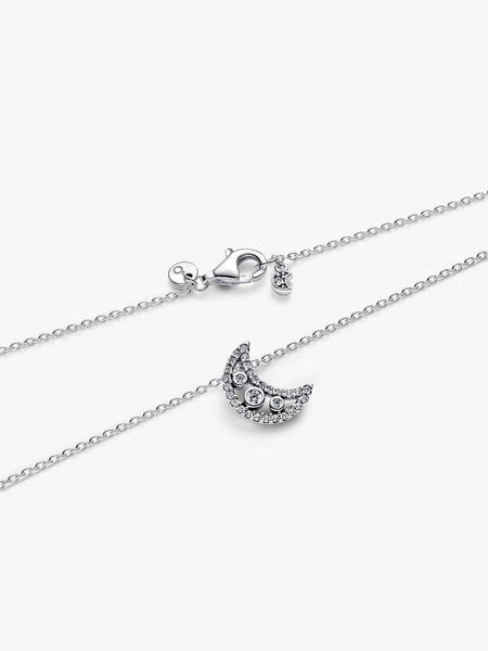 Pandora Crescent Moon Pendant Necklace