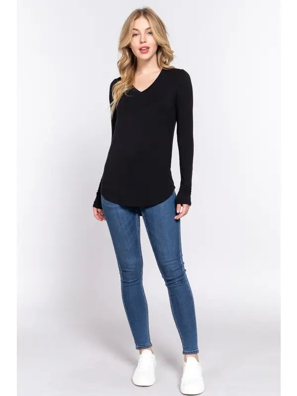 Long Sleeve Jersey Top