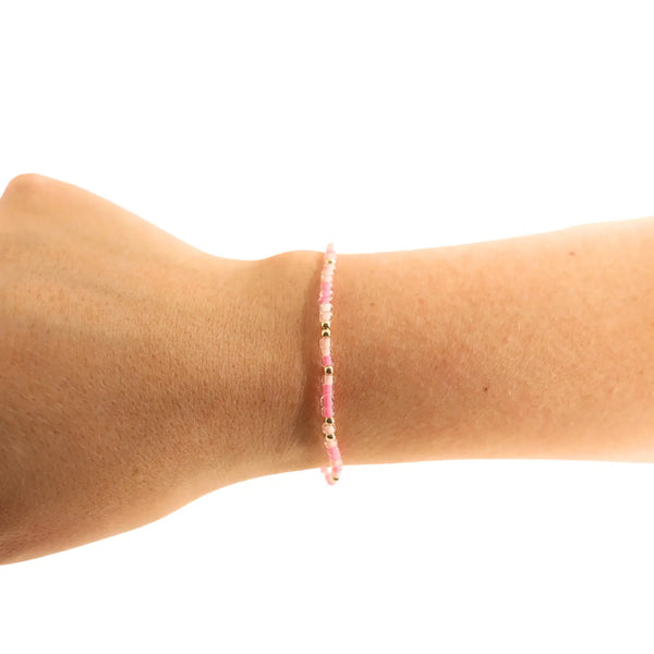 Rosey Pink Sprinkle Bracelet