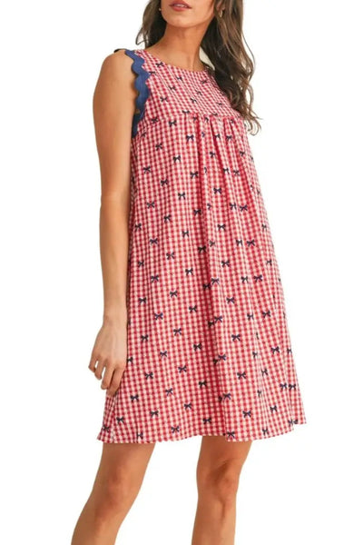 Bow Print Dress