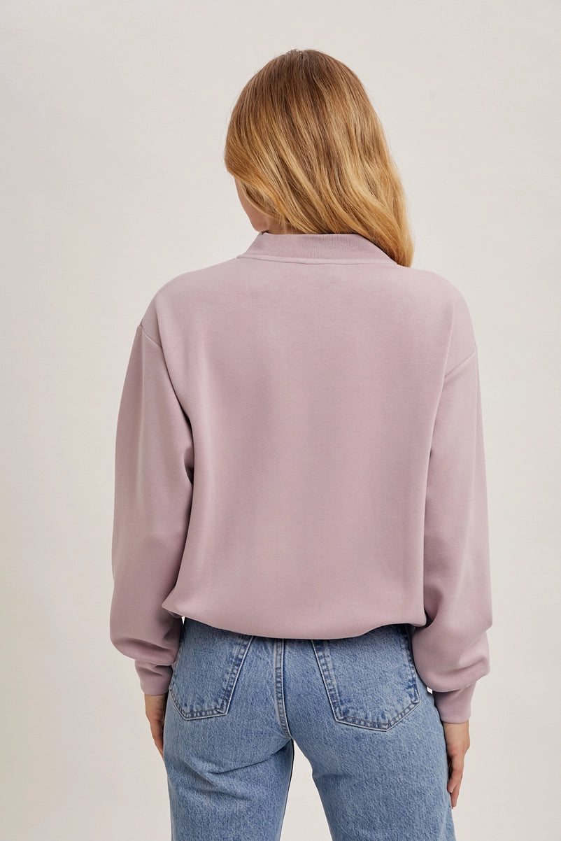 Drawstring Waist Pullover Top