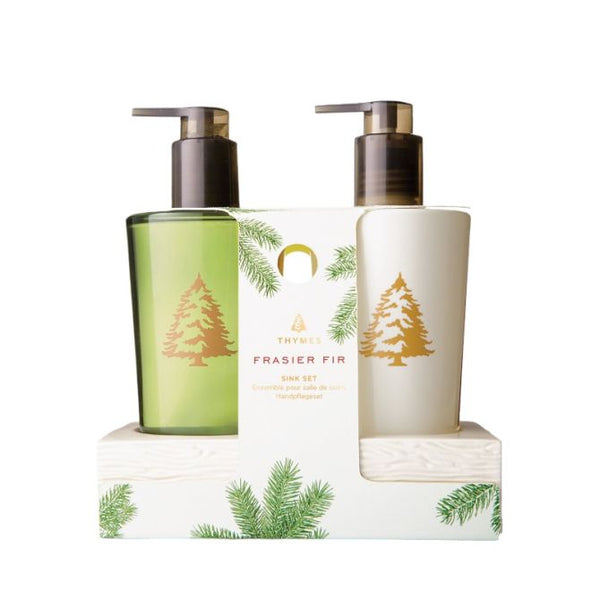 Frasier Fir Sink Set with Ceramic Caddy