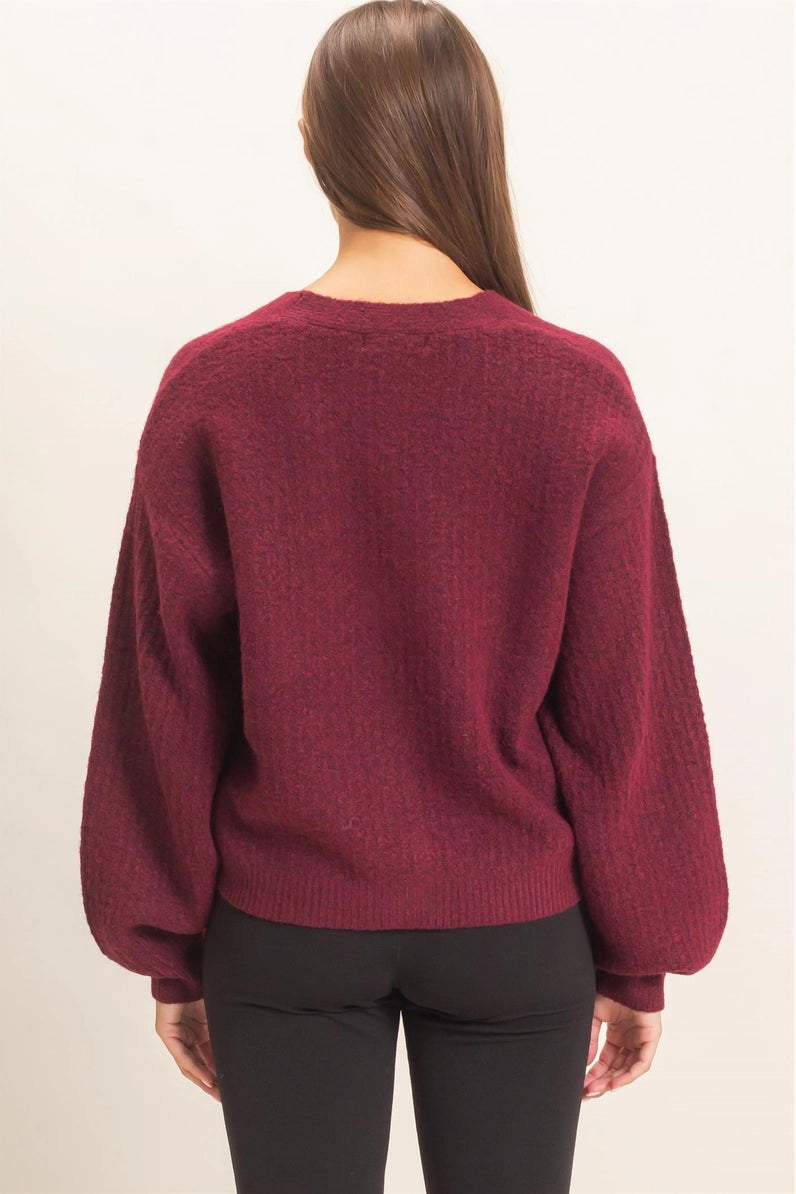 woman in sweater