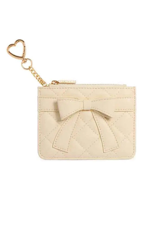 Quilted Bow Card Case