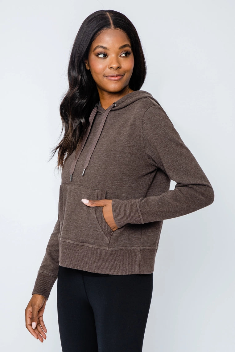 Lux Fleece Stone Wash Hoodie Sweatshirt