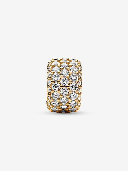 Pandora Sparkling Pavé Triple-row Charm