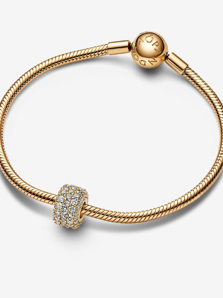 Pandora Sparkling Pavé Triple-row Charm