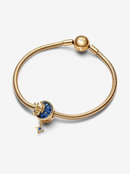 Pandora Disney Mickey Mouse & Minnie Mouse Crescent Moon Charm