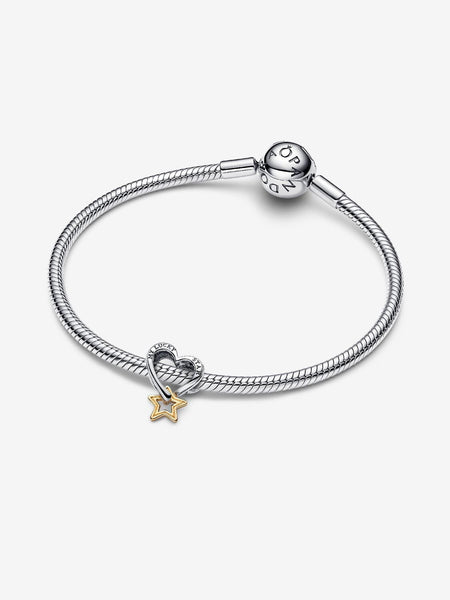 Pandora Lucky Star & Heart Charm