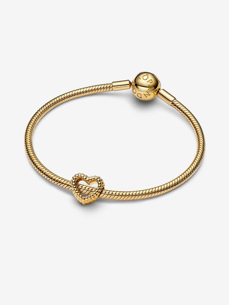 Pandora Beaded Open Heart Charm