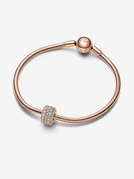 Pandora Sparkling Pavé Triple-row Charm