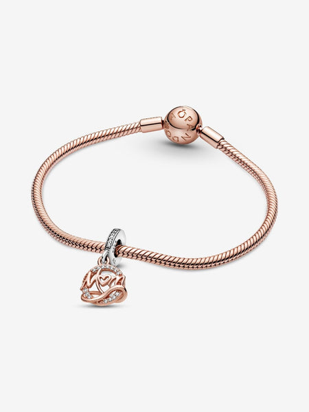 Pandora Two-tone Mom Dangle Charm