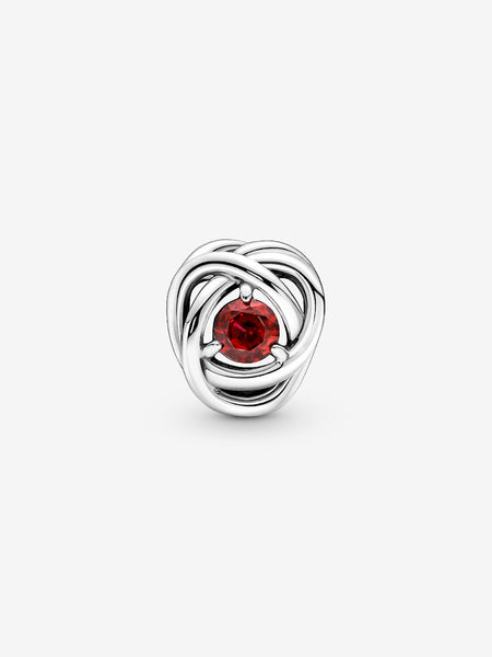 Pandora July True Red Eternity Circle Charm