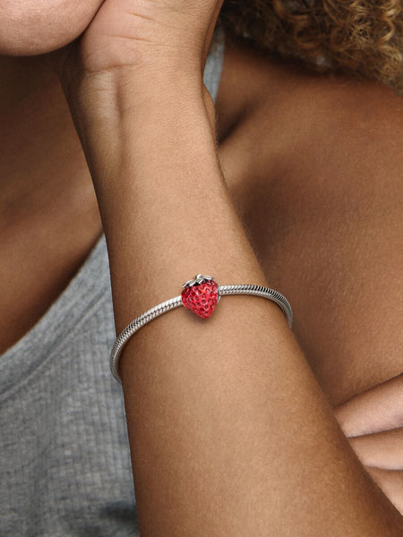 Pandora Seeded Strawberry Fruit Charm