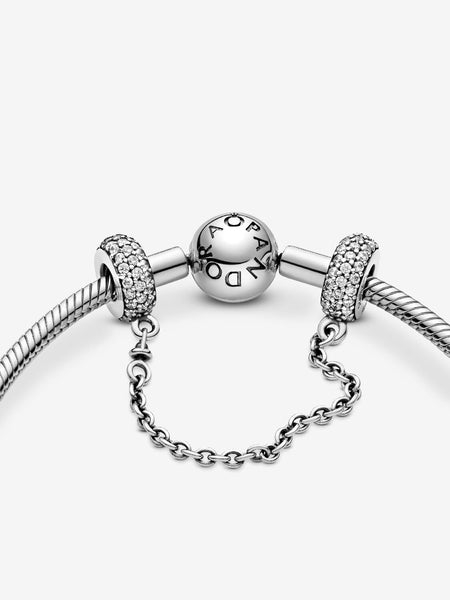Pandora Sparkling Pavé Safety Chain Charm