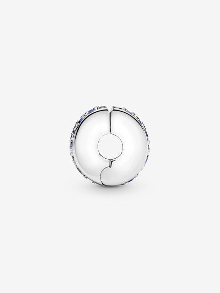 Pandora Blue Pavé Clip Charm