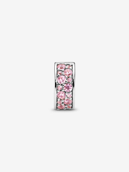 Pandora Pink Pavé Clip Charm