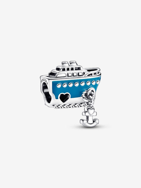 Pandora Anchored Cruise Ship Charm