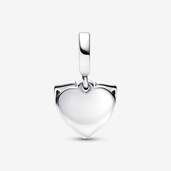 Pandora Heart & Dog Double Dangle Charm