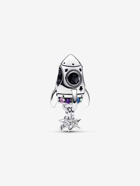Pandora Space Love Rocket Charm