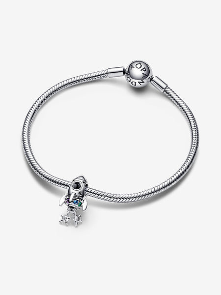 Pandora Space Love Rocket Charm