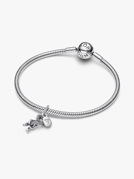Pandora Pavé Infinity Knot Dangle Charm