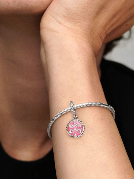 Pandora Pink Birthday Cake Dangle Charm