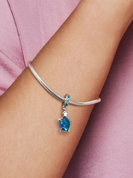 Pandora Murano Glass Sea Turtle Dangle Charm