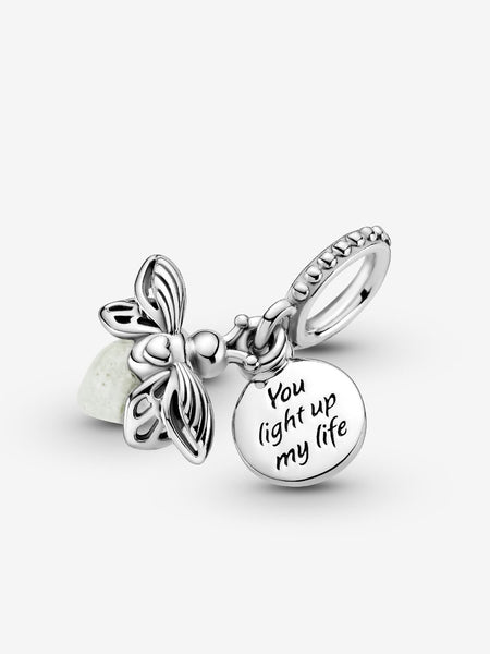 Pandora Glow-in-the-dark Firefly Dangle Charm