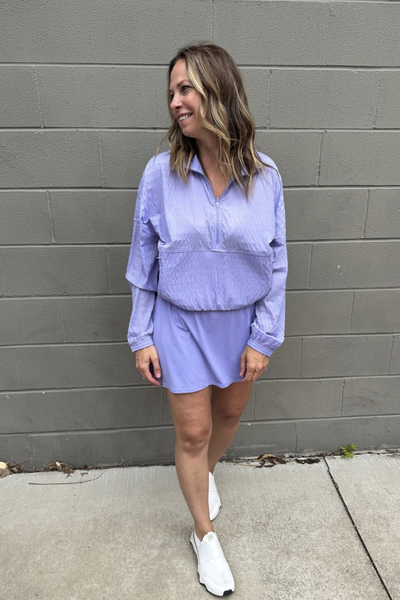 SPANX® Get Moving Textured Half Zip