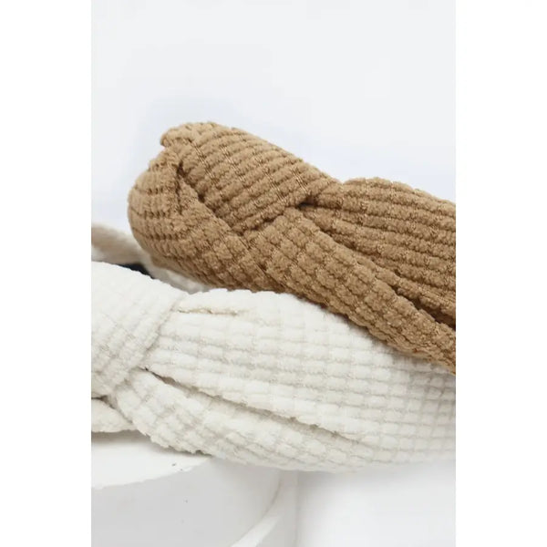 Waffle Texture Knotted Headband