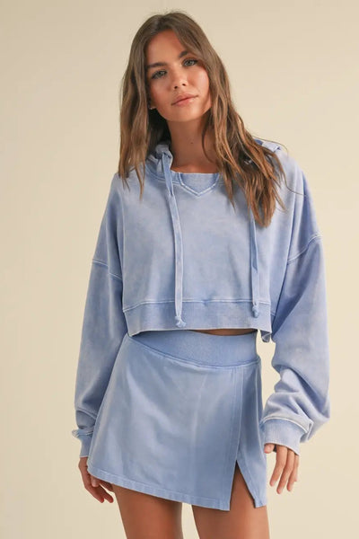 Mineral Wash Pullover Hoodie