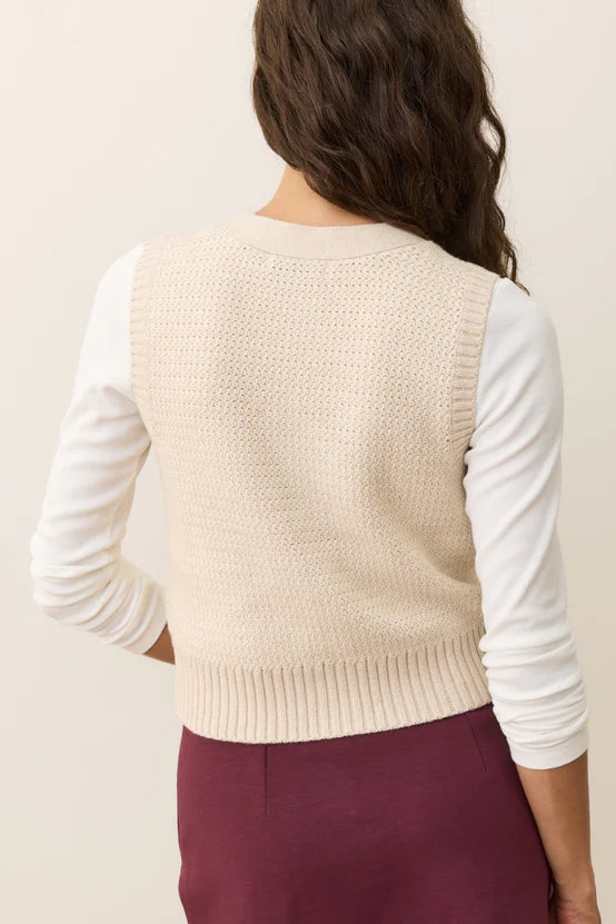 Robin Textured Sweater Vest