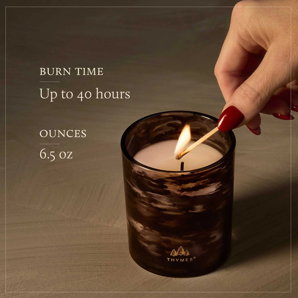 Thymes Noir Woods 6.5 oz Poured Candle