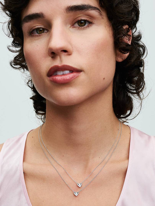 Forever & Always Splittable Heart Collier Necklaces